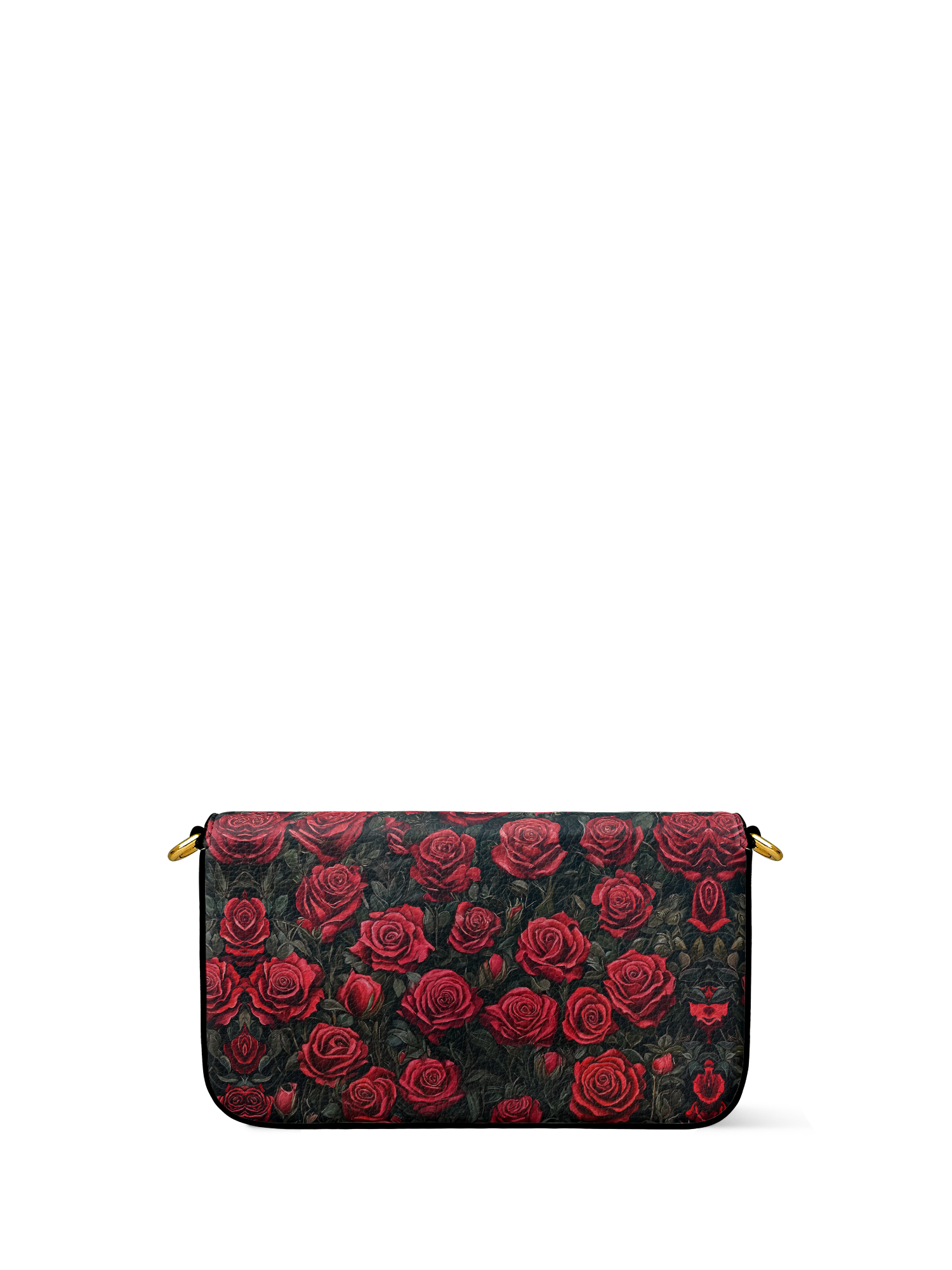 "La Roja" Envelope Chain Crossbody Bag