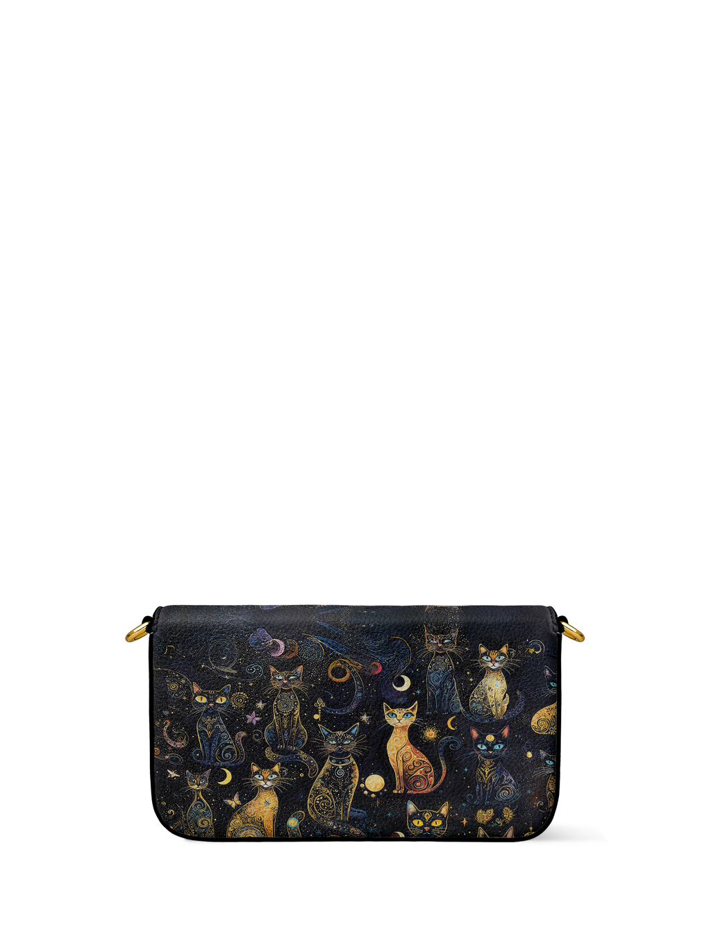 "Lunacat" Envelope Chain Crossbody Bag