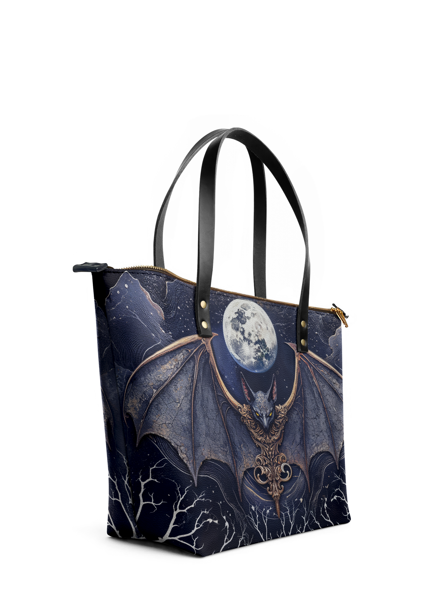 "Moonreaver" Leather Tote Bag