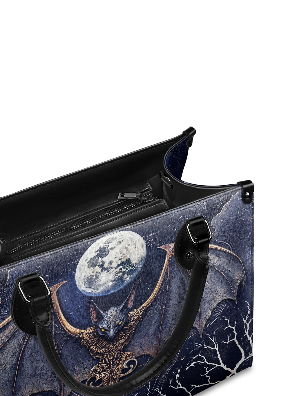 "Moonreaver" - Black Interior - Leather Handbag