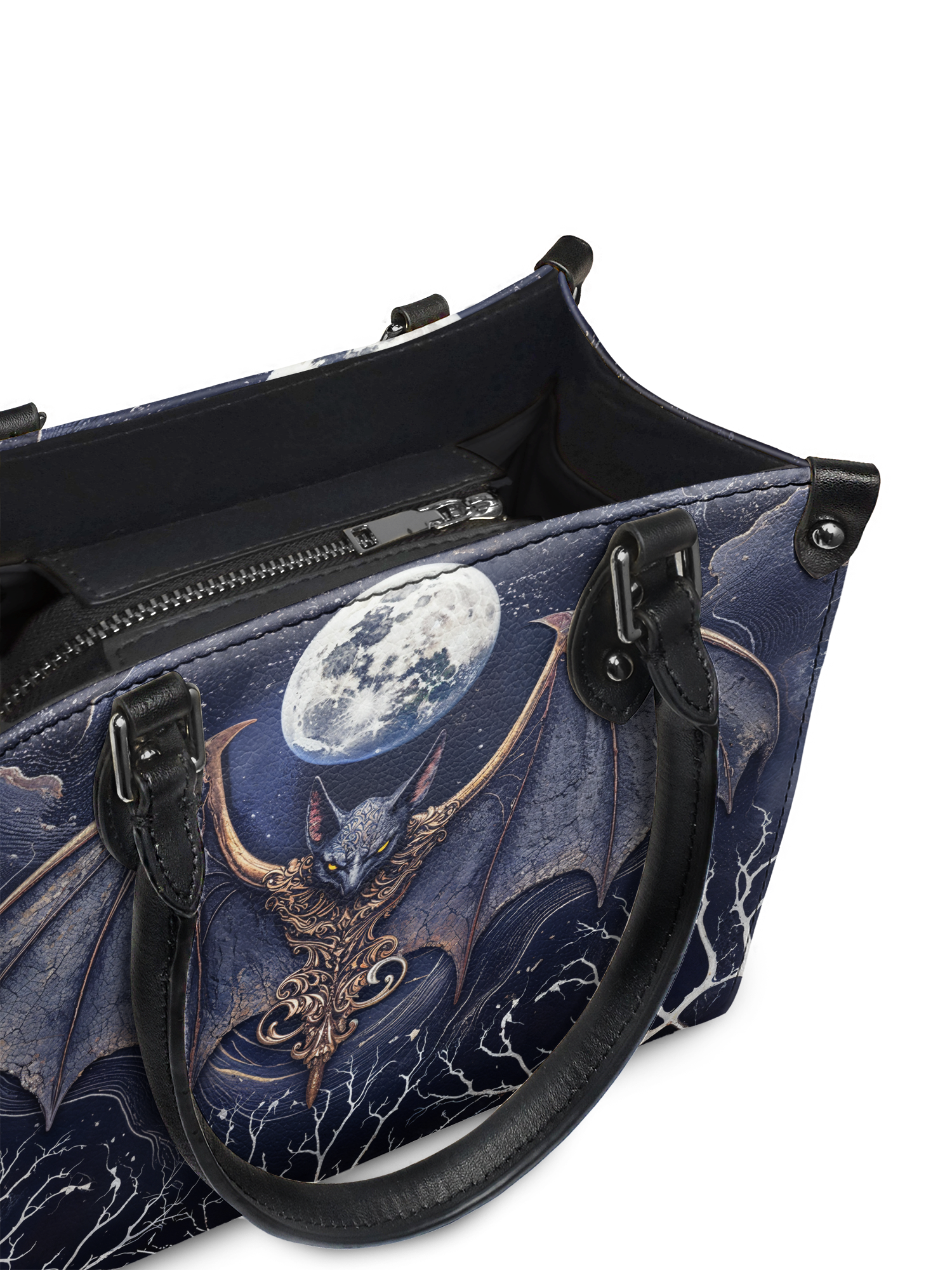 "Moonreaver" - Black Interior - Small Leather Handbag