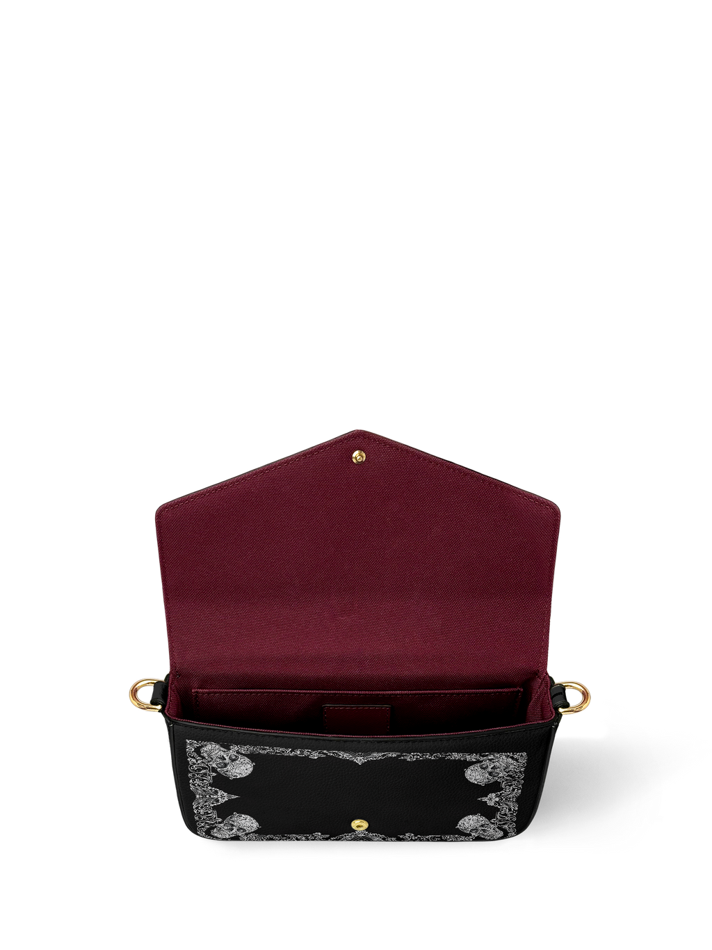 "Mothwing" Envelope Chain Crossbody Bag