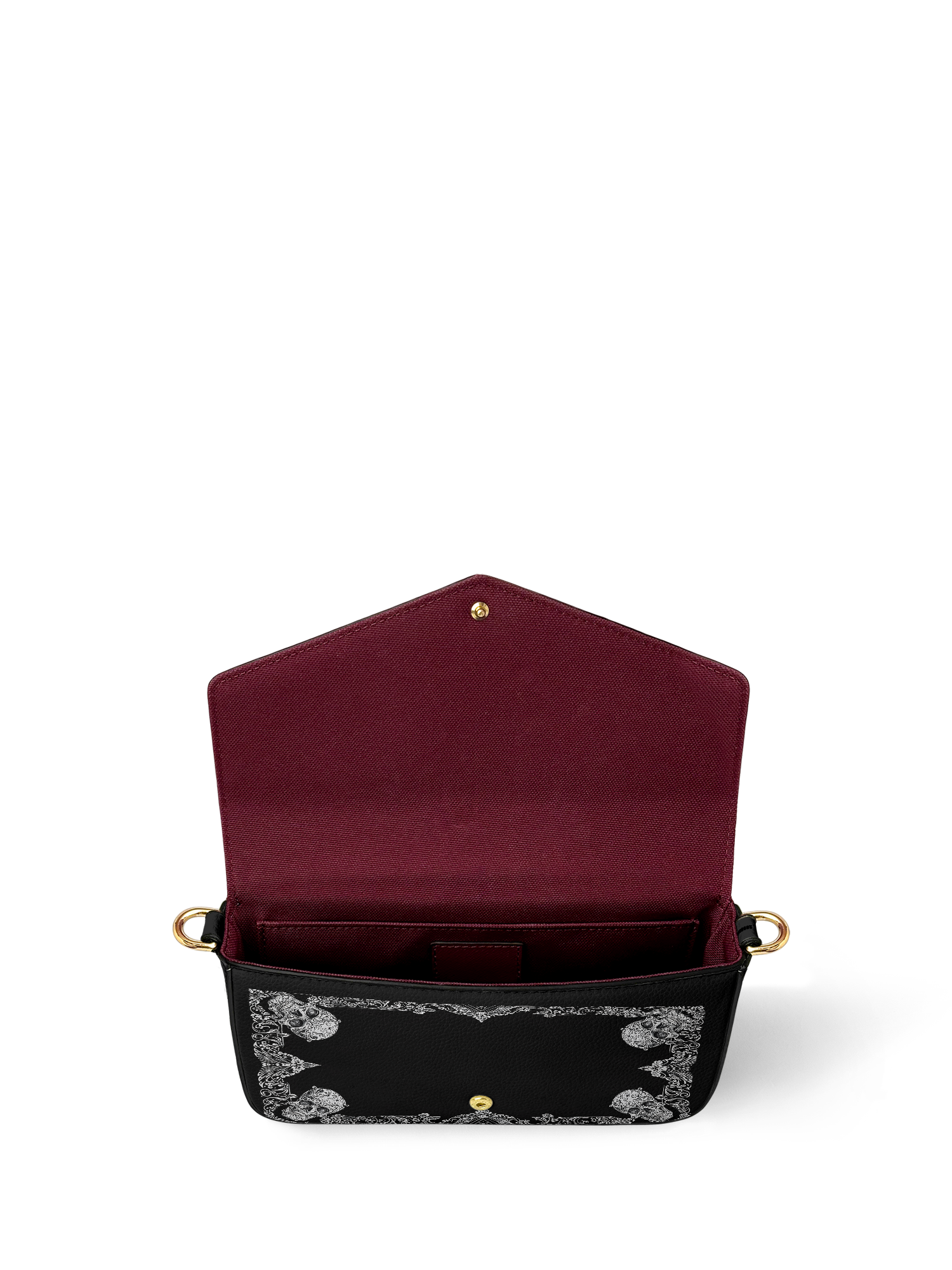 "Mothwing" Envelope Chain Crossbody Bag