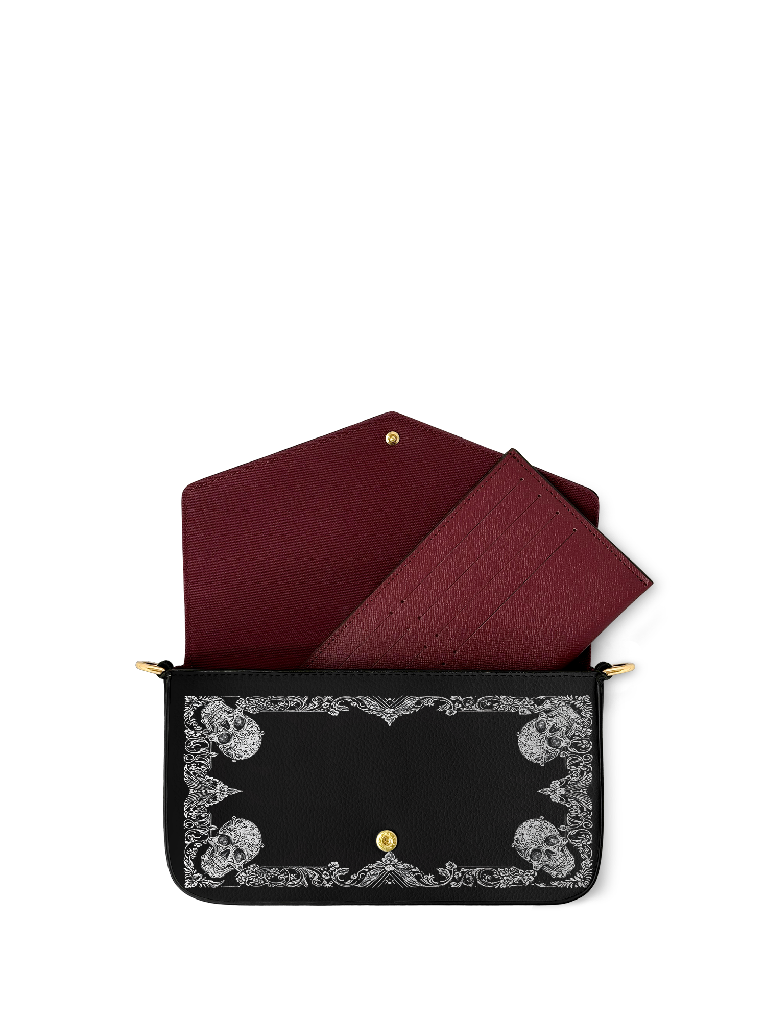 "Mothwing" Envelope Chain Crossbody Bag