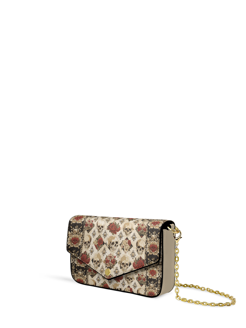 "Mournaire" Envelope Chain Crossbody Bag