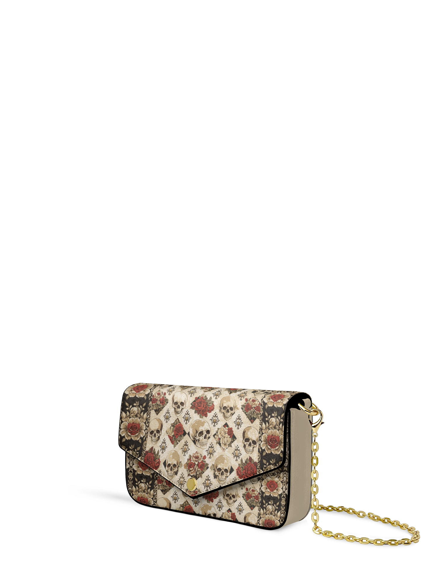 "Mournaire" Envelope Chain Crossbody Bag