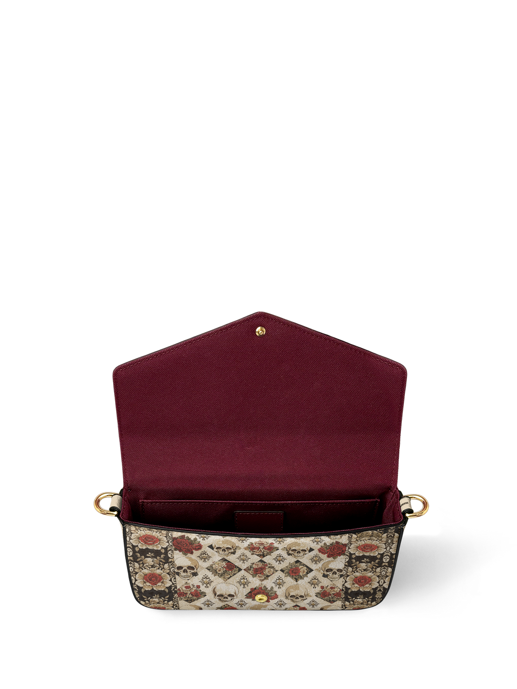 "Mournaire" Envelope Chain Crossbody Bag