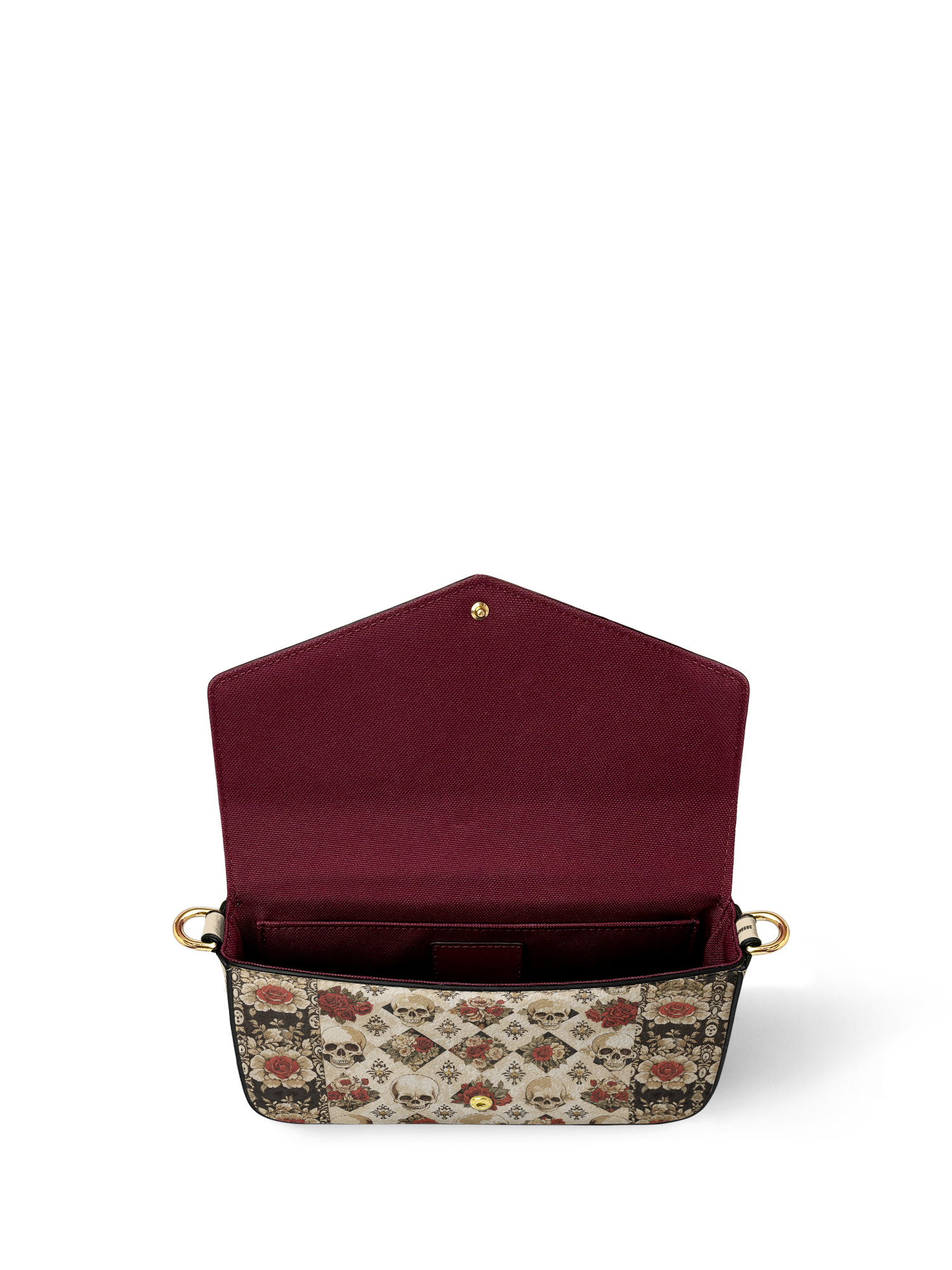 "Mournaire" Envelope Chain Crossbody Bag