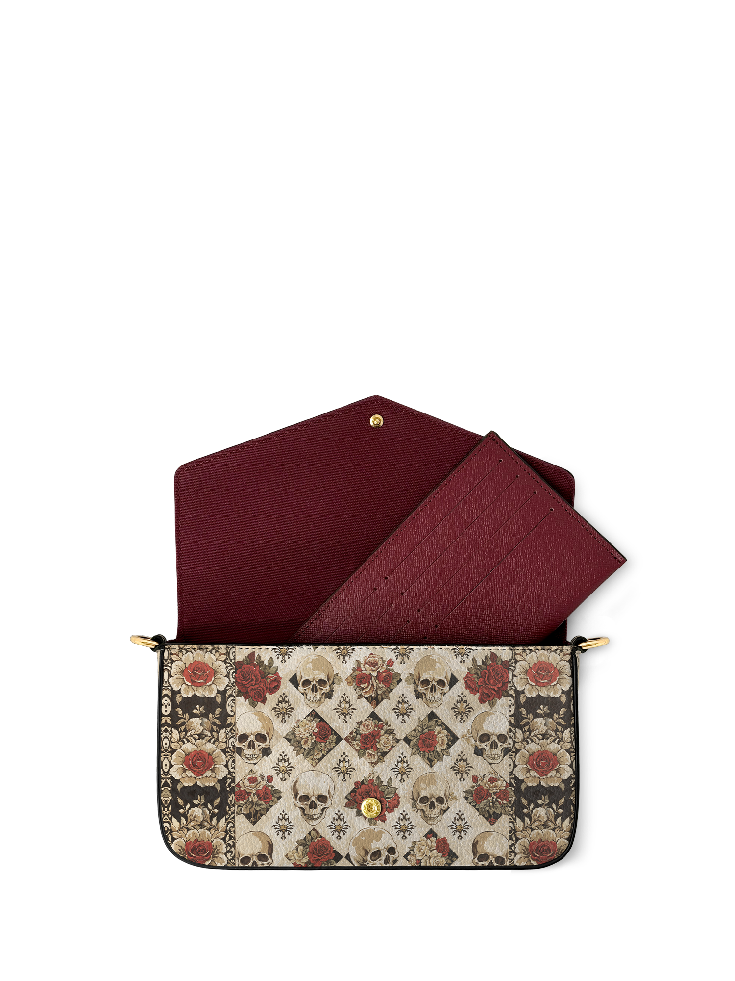 "Mournaire" Envelope Chain Crossbody Bag