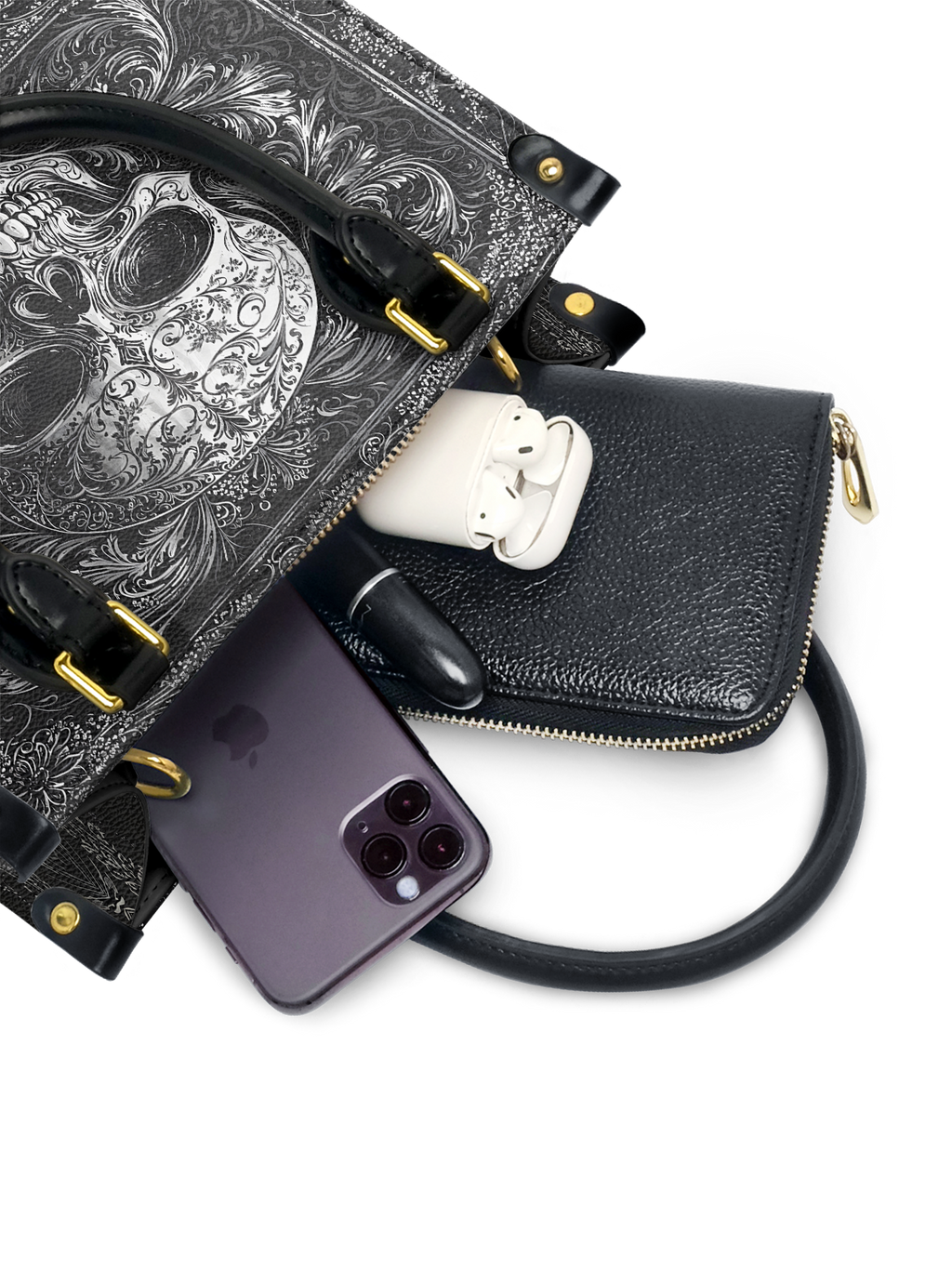 "Obscuria" Small Leather Bag