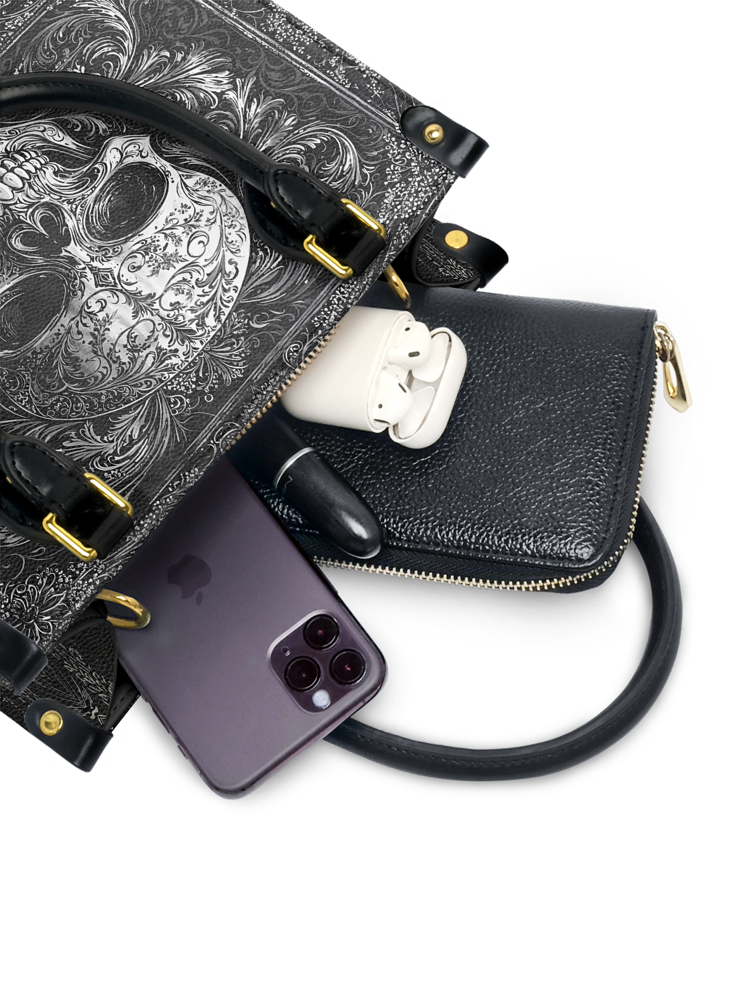 "Obscuria" Small Leather Bag