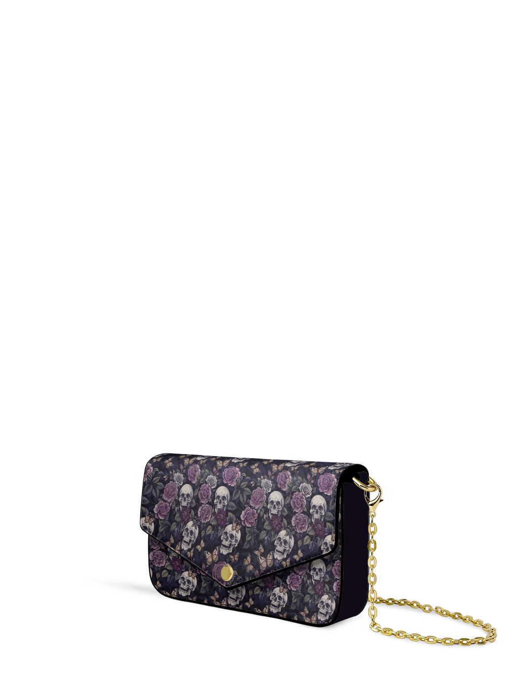 "Noctaflora" Envelope Chain Crossbody Bag