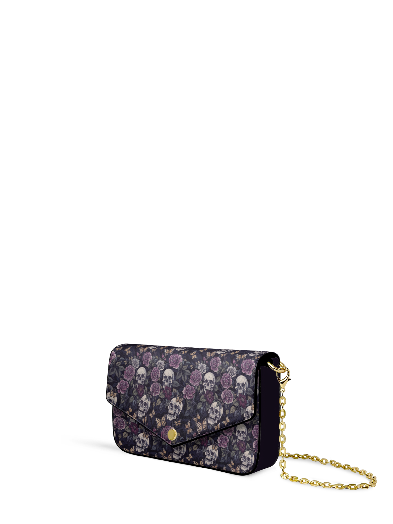 "Noctaflora" Envelope Chain Crossbody Bag