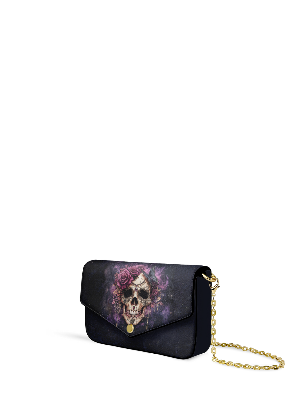 "Noxaria" Envelope Chain Crossbody Bag