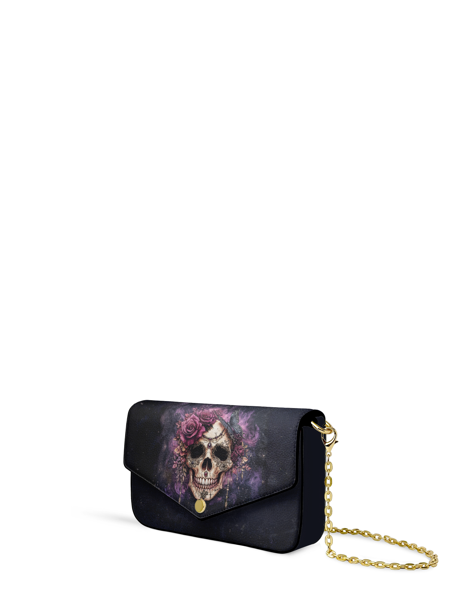 "Noxaria" Envelope Chain Crossbody Bag