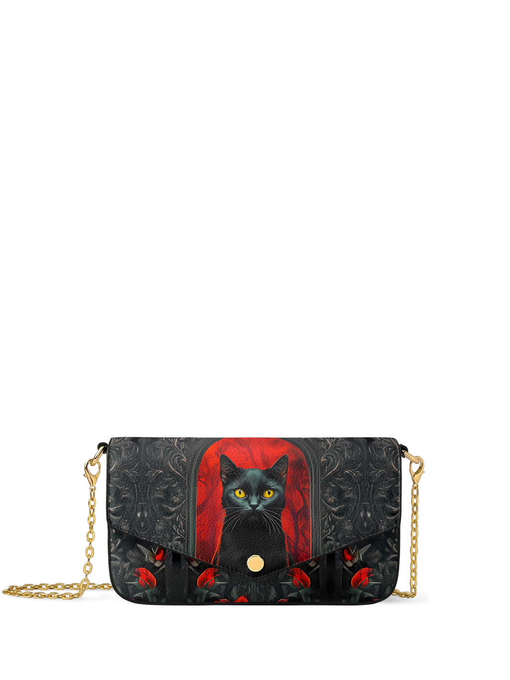 "Nyxrose" Envelope Chain Crossbody Bag