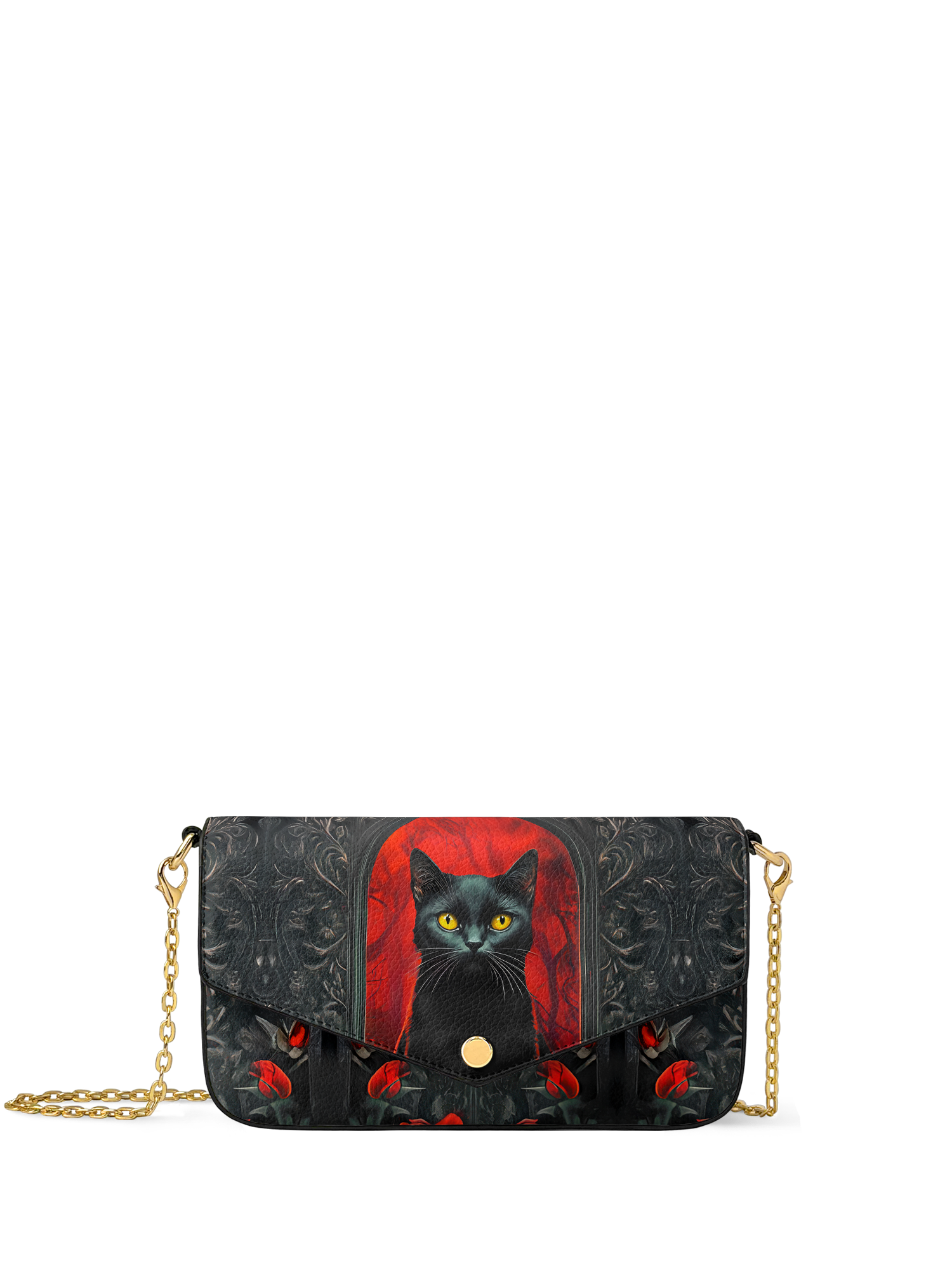 "Nyxrose" Envelope Chain Crossbody Bag