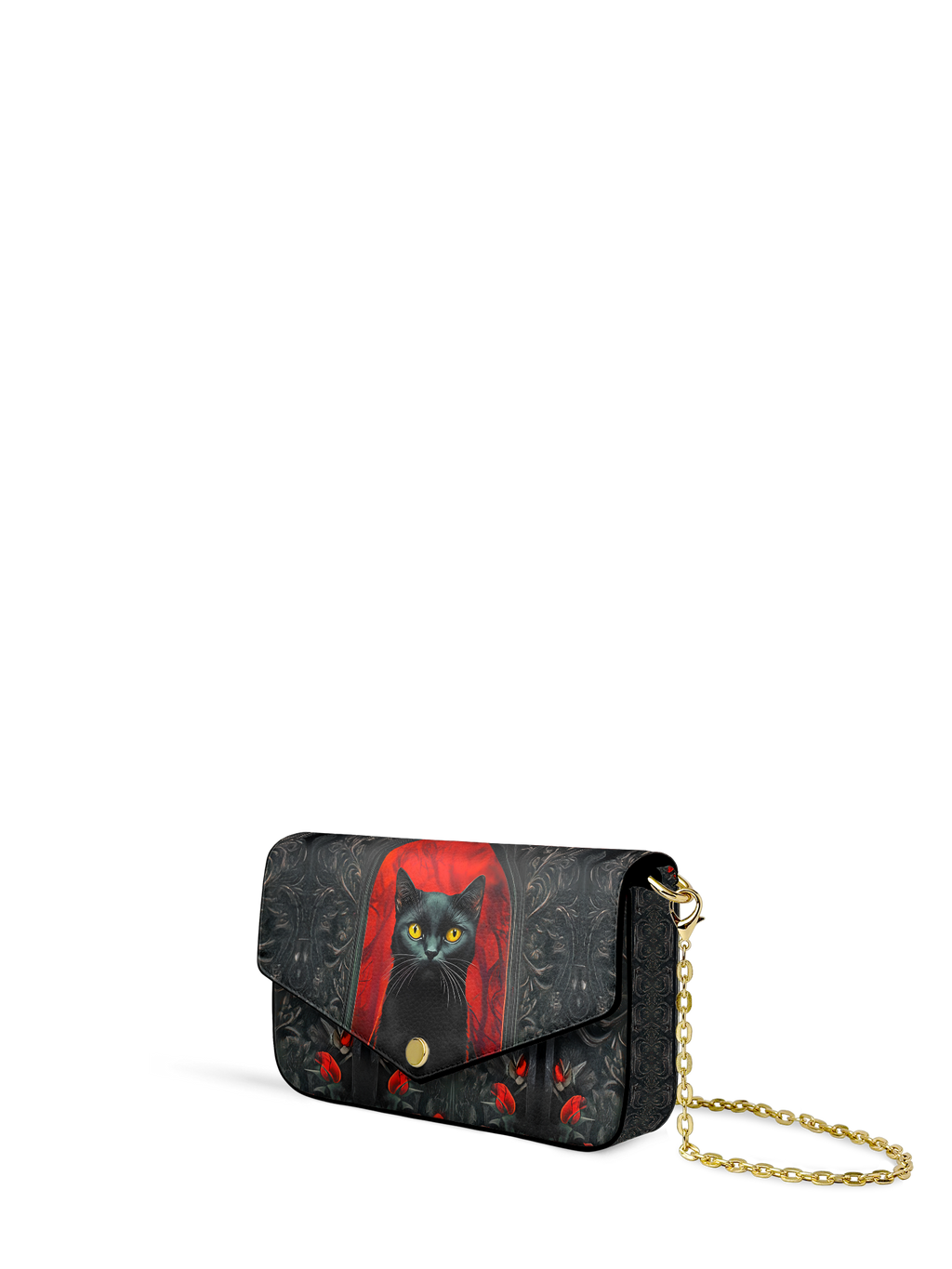 "Nyxrose" Envelope Chain Crossbody Bag