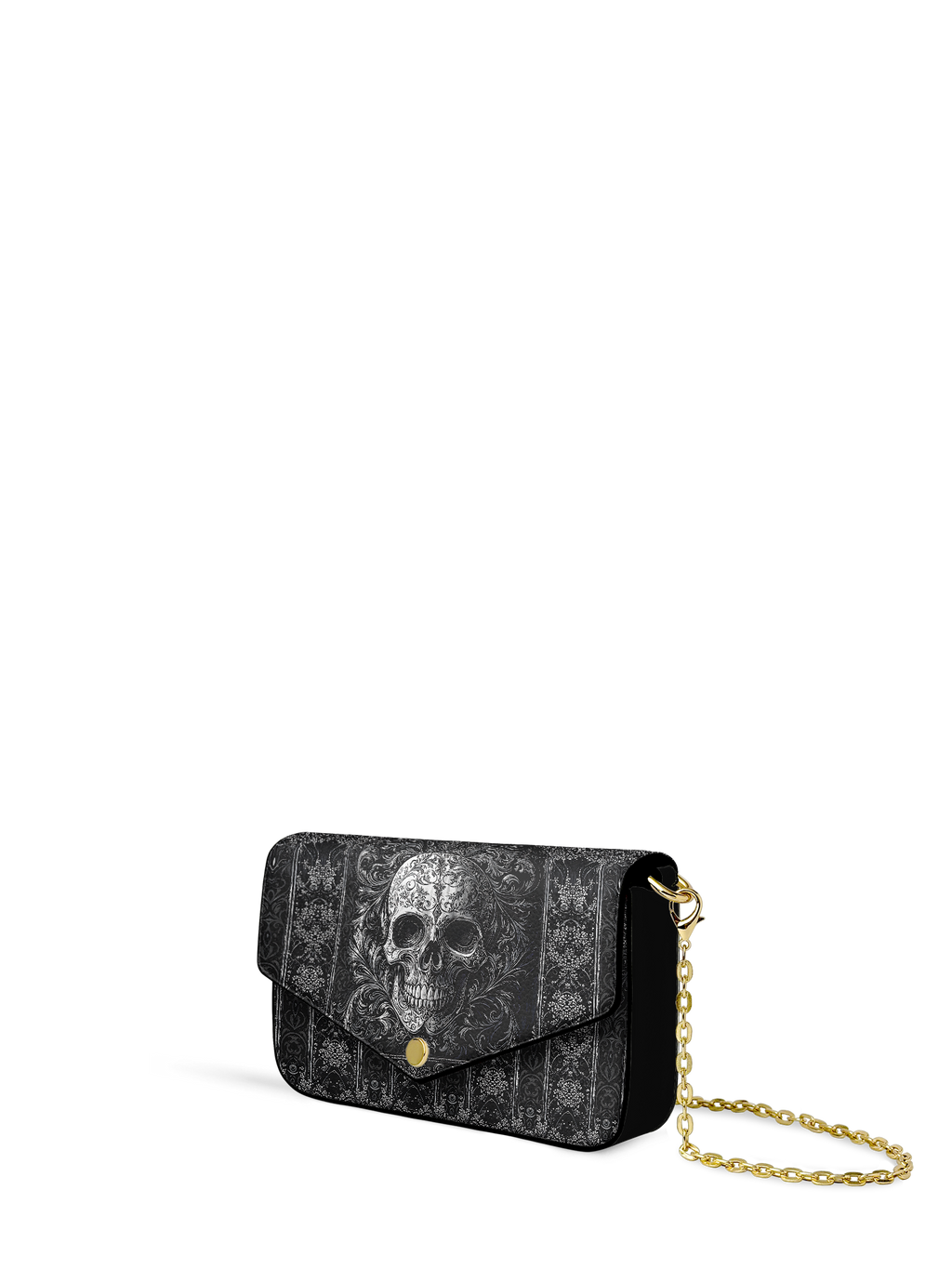 "Obscuria" Envelope Chain Crossbody Bag