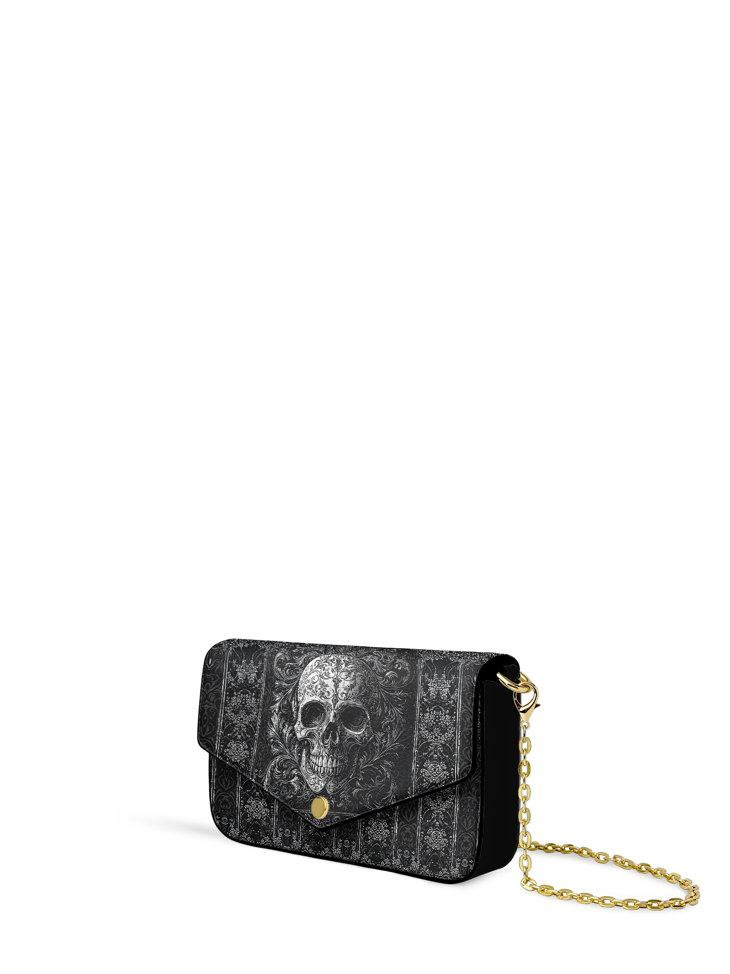 "Obscuria" Envelope Chain Crossbody Bag