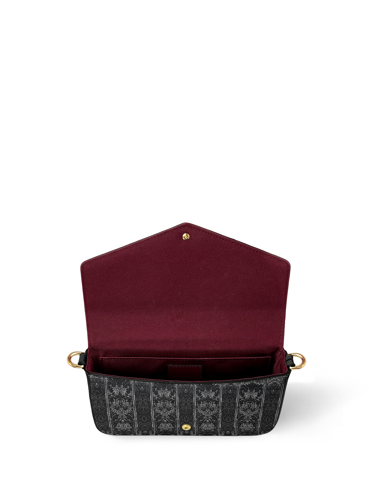 "Obscuria" Envelope Chain Crossbody Bag