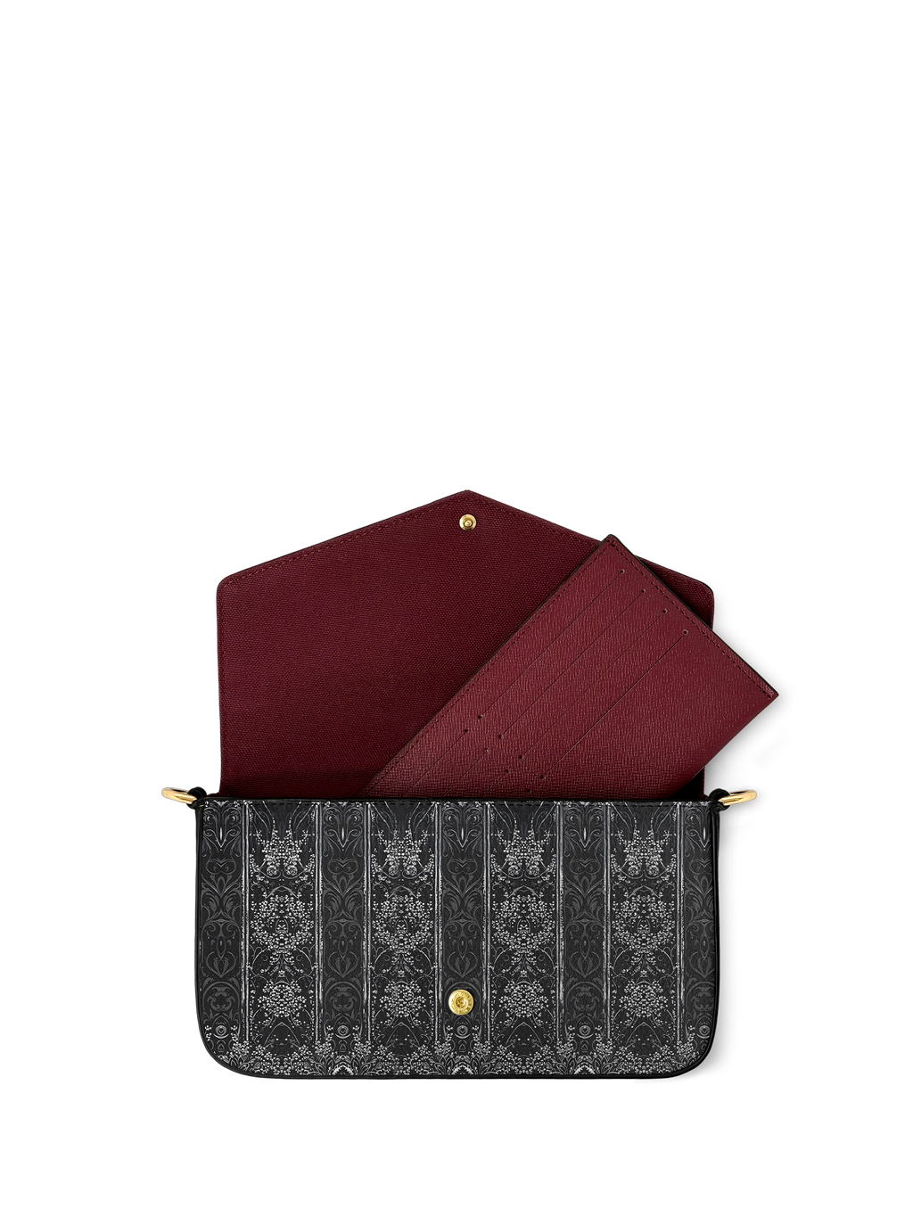 "Obscuria" Envelope Chain Crossbody Bag