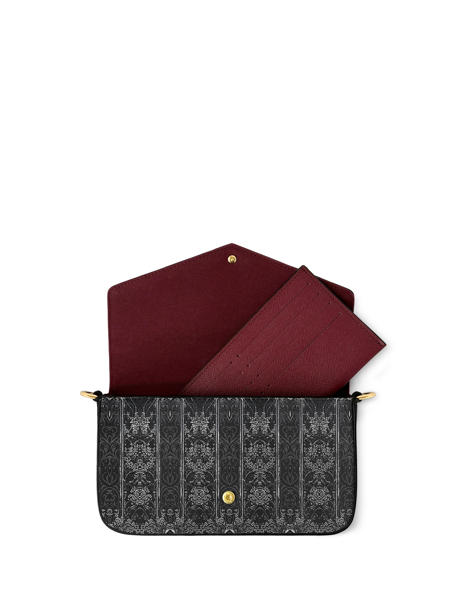 "Obscuria" Envelope Chain Crossbody Bag