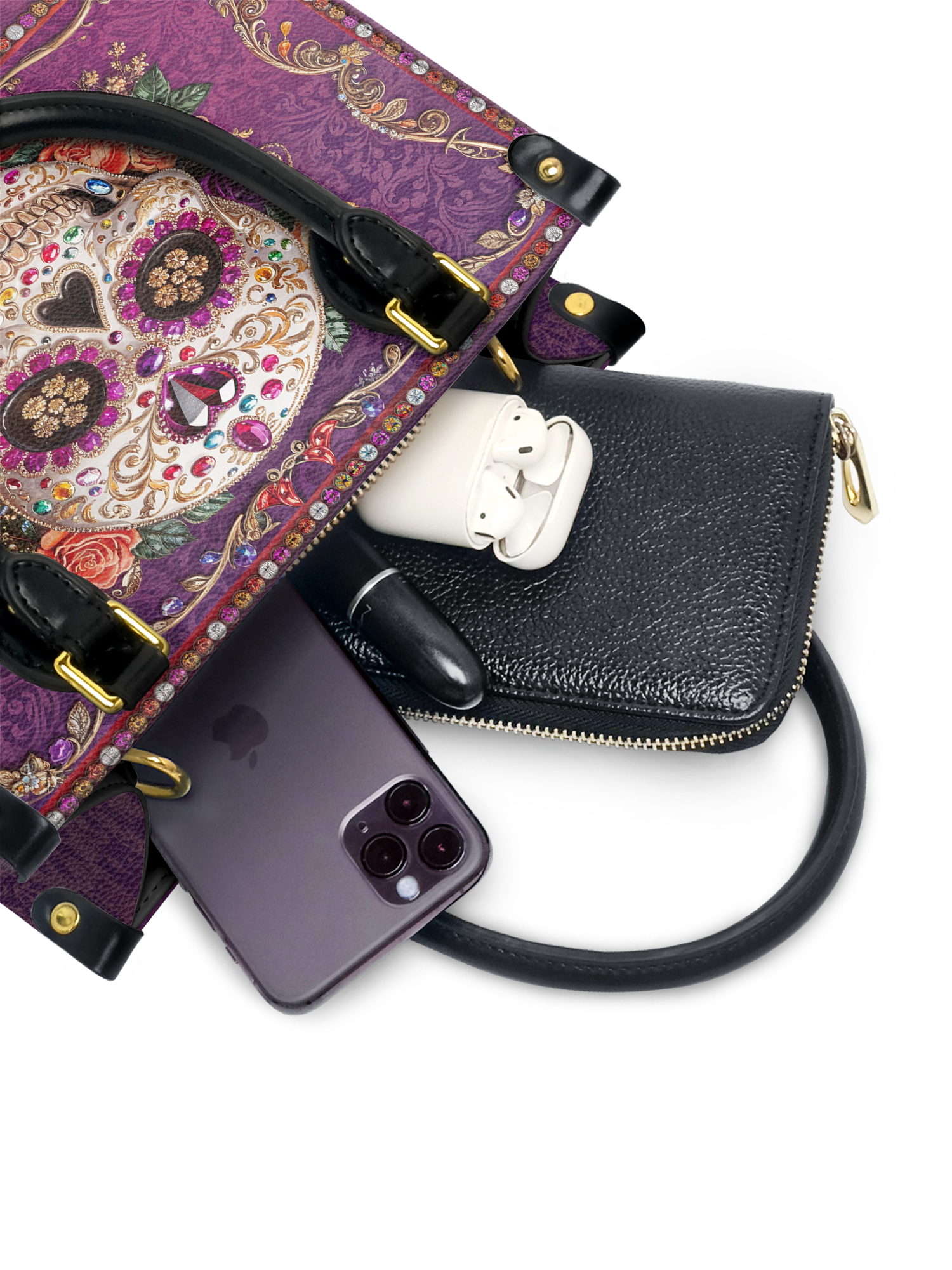"Catrinelle" Small Leather Bag