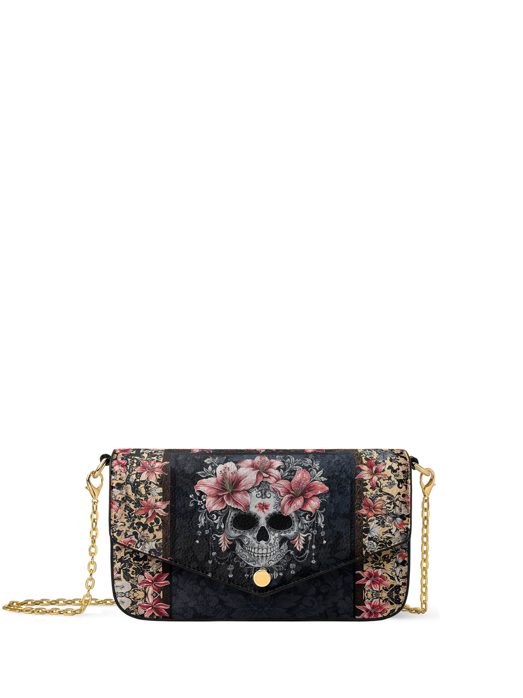 "Roselace" Envelope Chain Crossbody Bag
