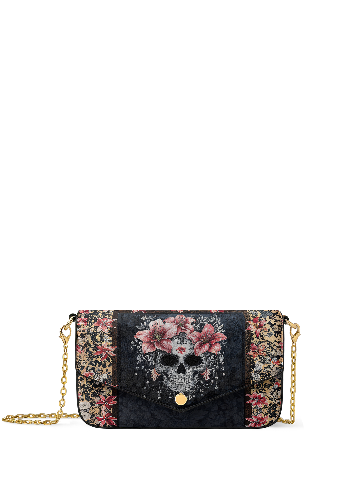 "Roselace" Envelope Chain Crossbody Bag