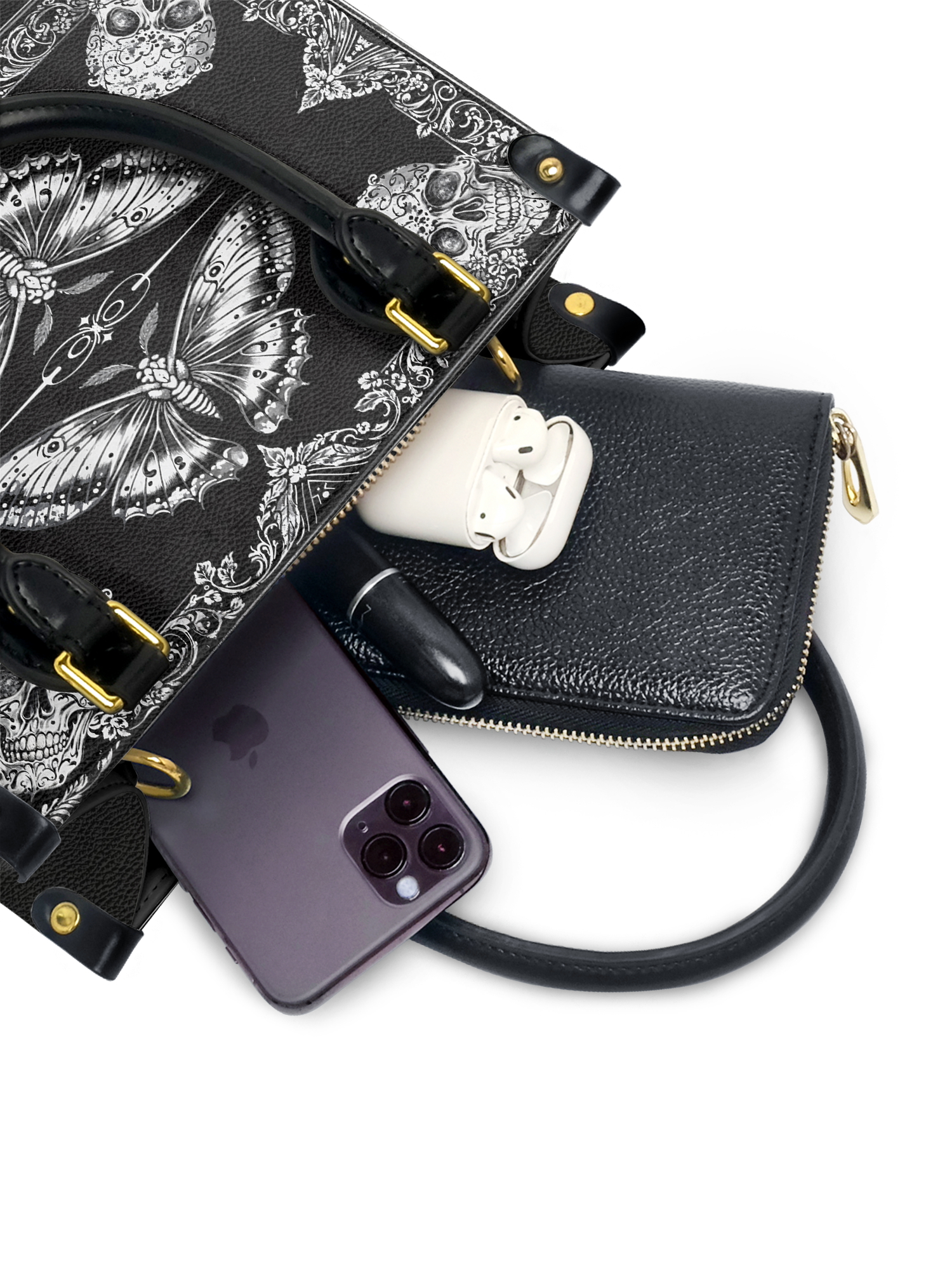 "Mothwing" Small Leather Bag