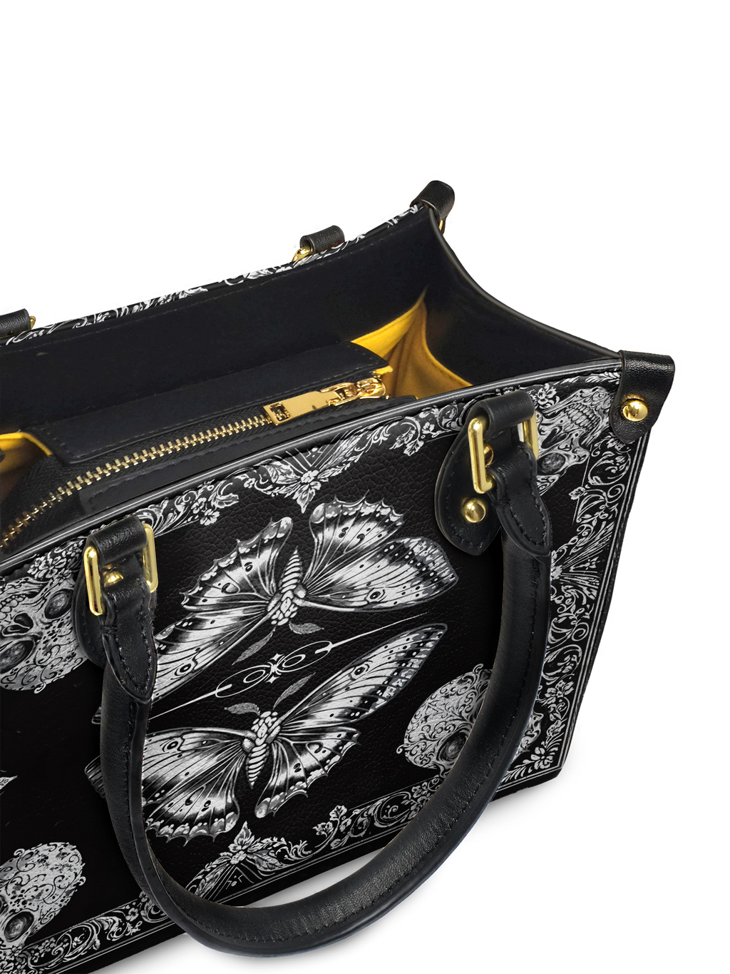 "Mothwing" Small Leather Bag