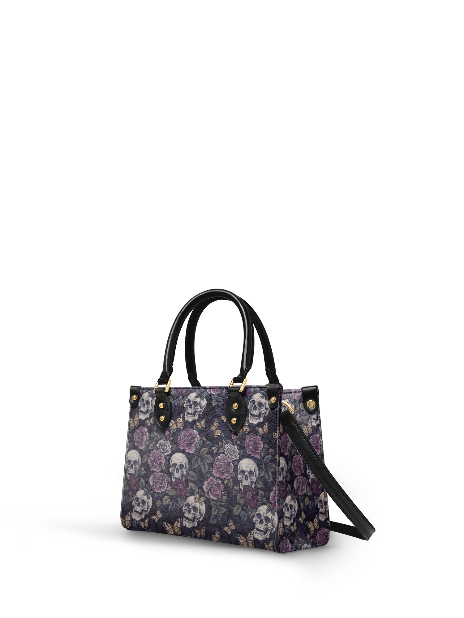 "Noctaflora" Small Leather Bag