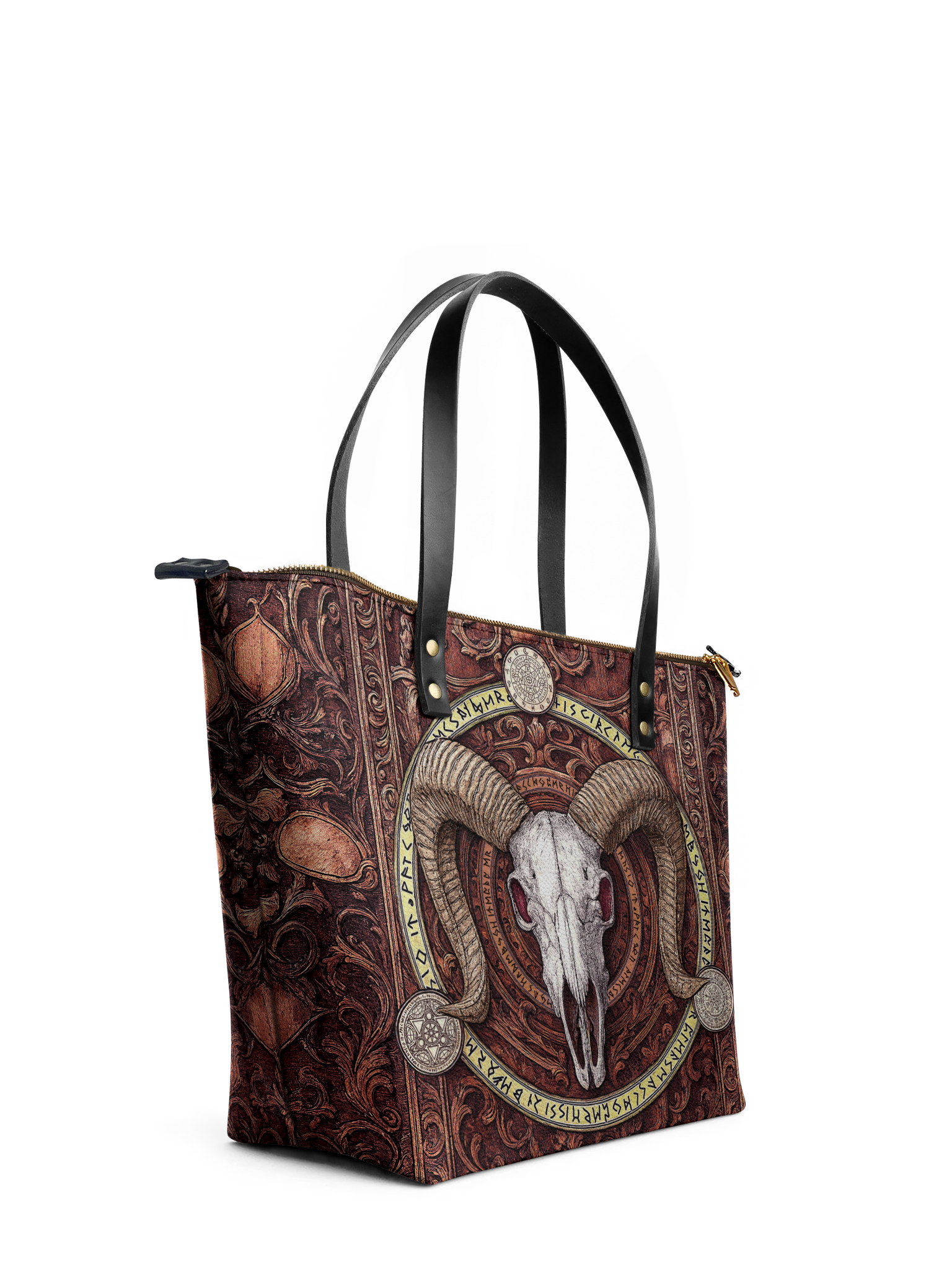 "Hexram" Leather Tote Bag