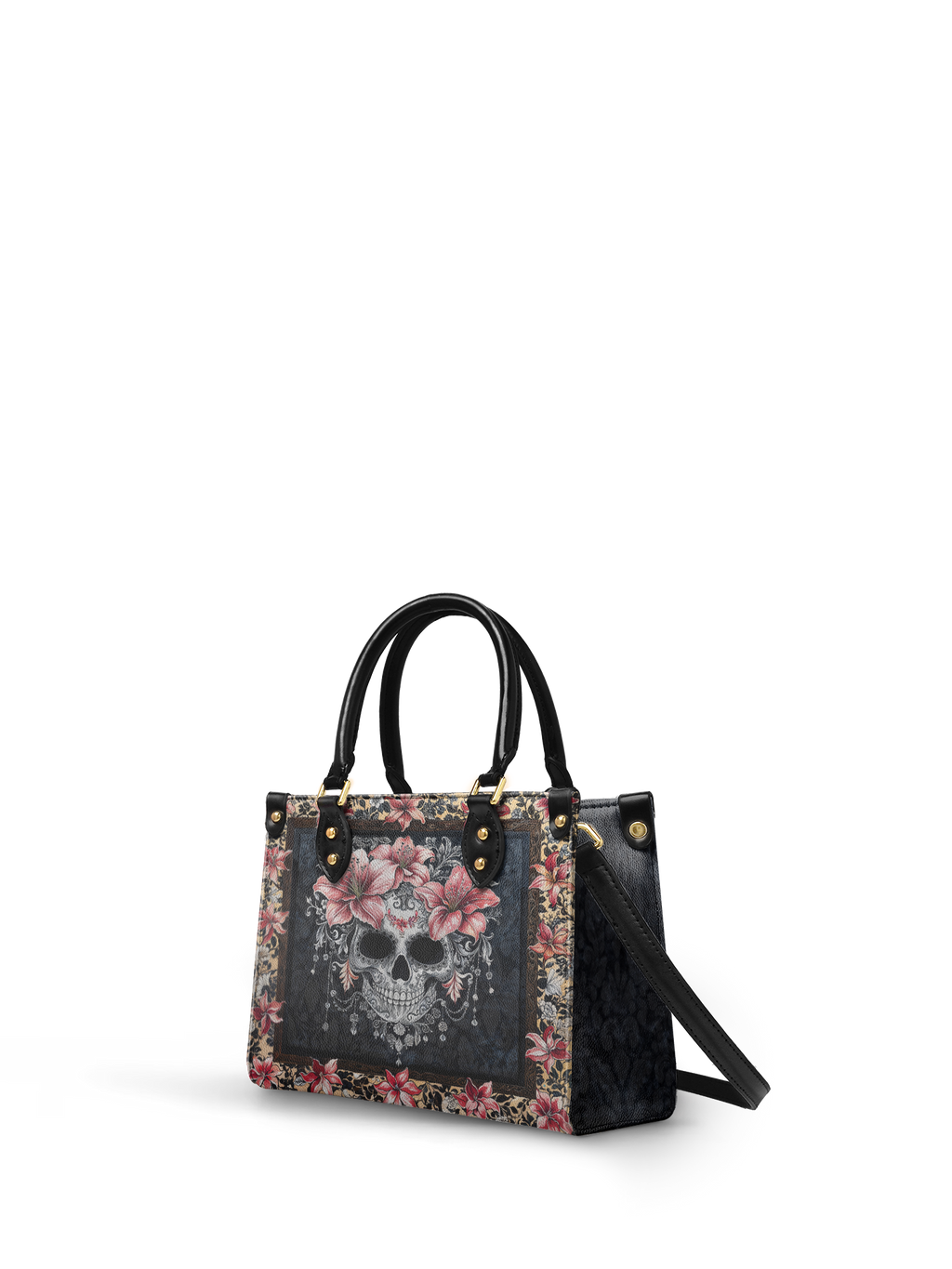 "Roselace" Small Leather Bag