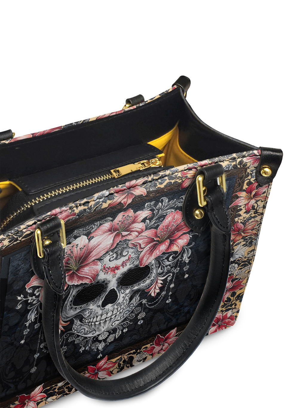 "Roselace" Small Leather Bag
