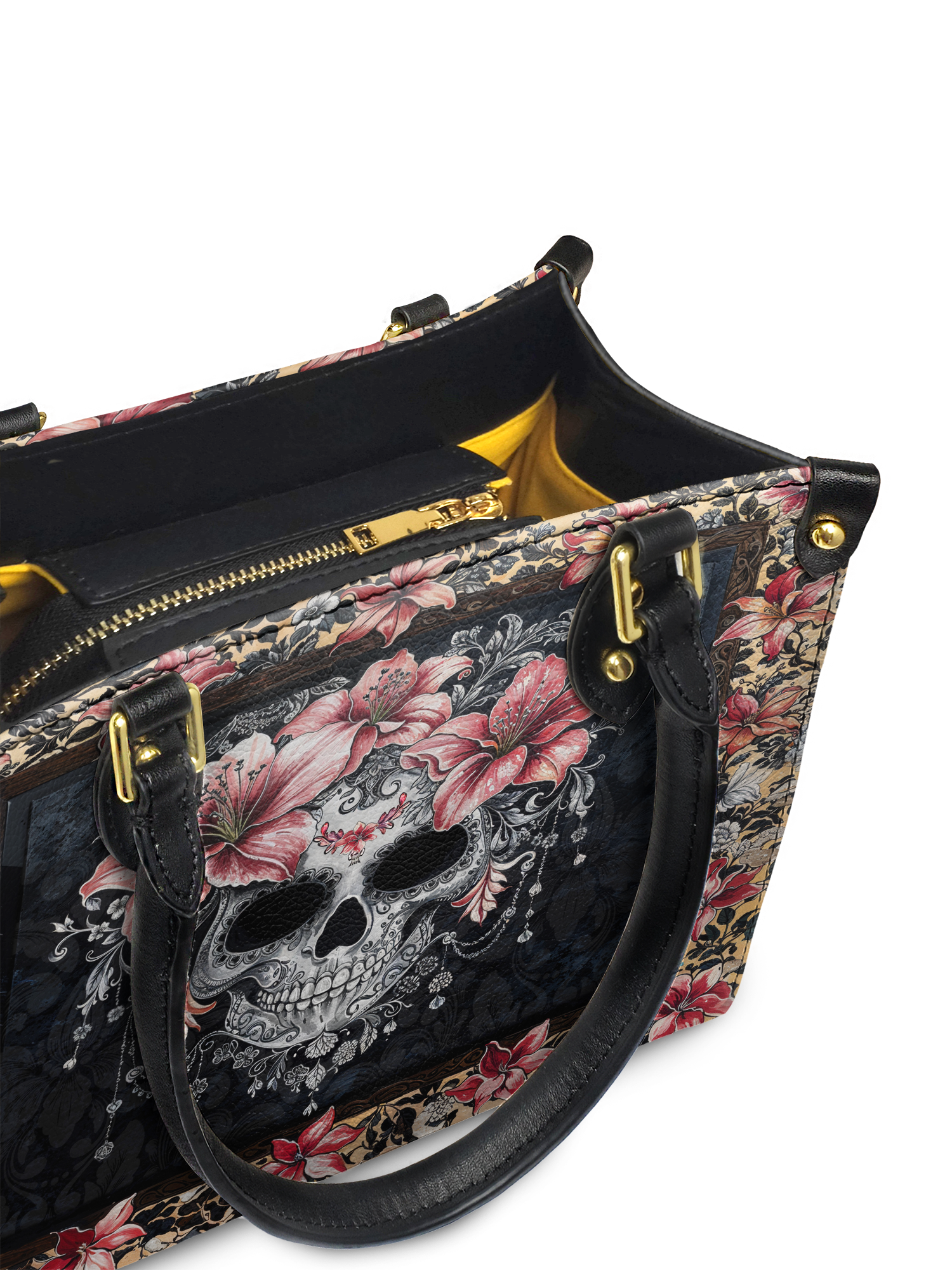 "Roselace" Small Leather Bag