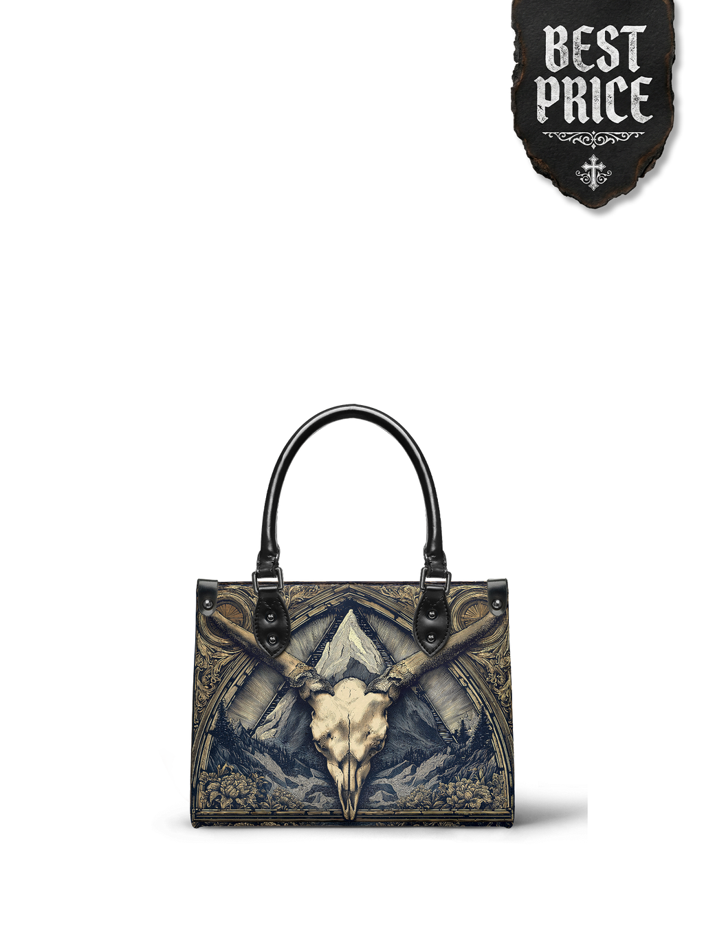 "Altarhorn" - Black Interior - Small Leather Handbag