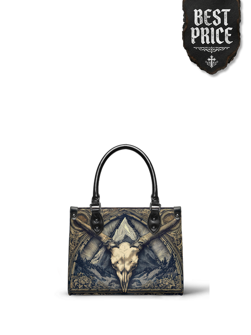 "Altarhorn" - Black Interior - Small Leather Handbag
