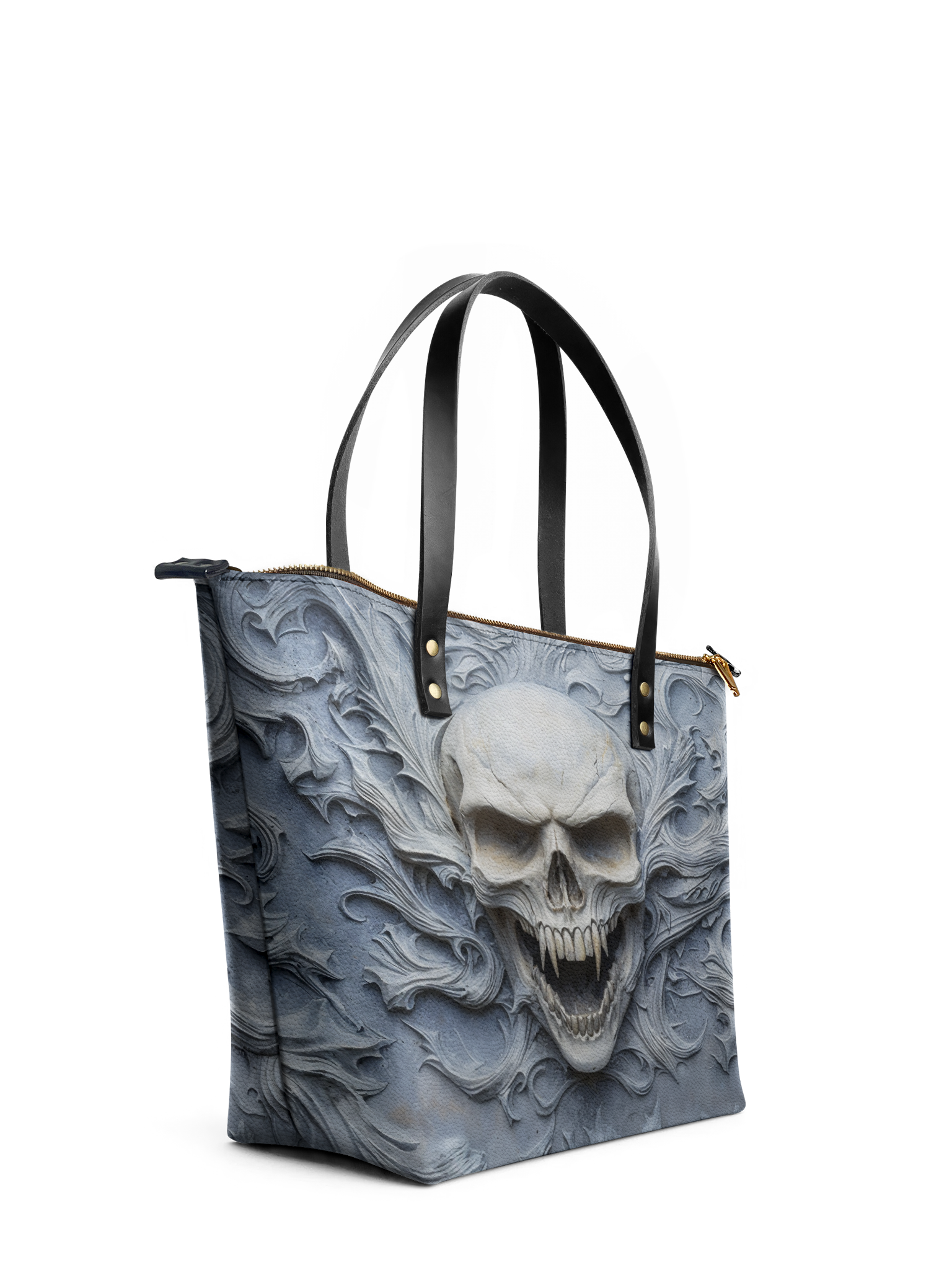 "Wraithbone" Leather Tote Bag