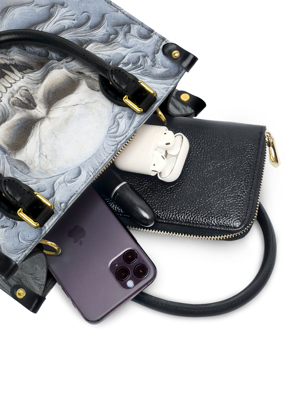 "Wraithbone" Small Leather Bag