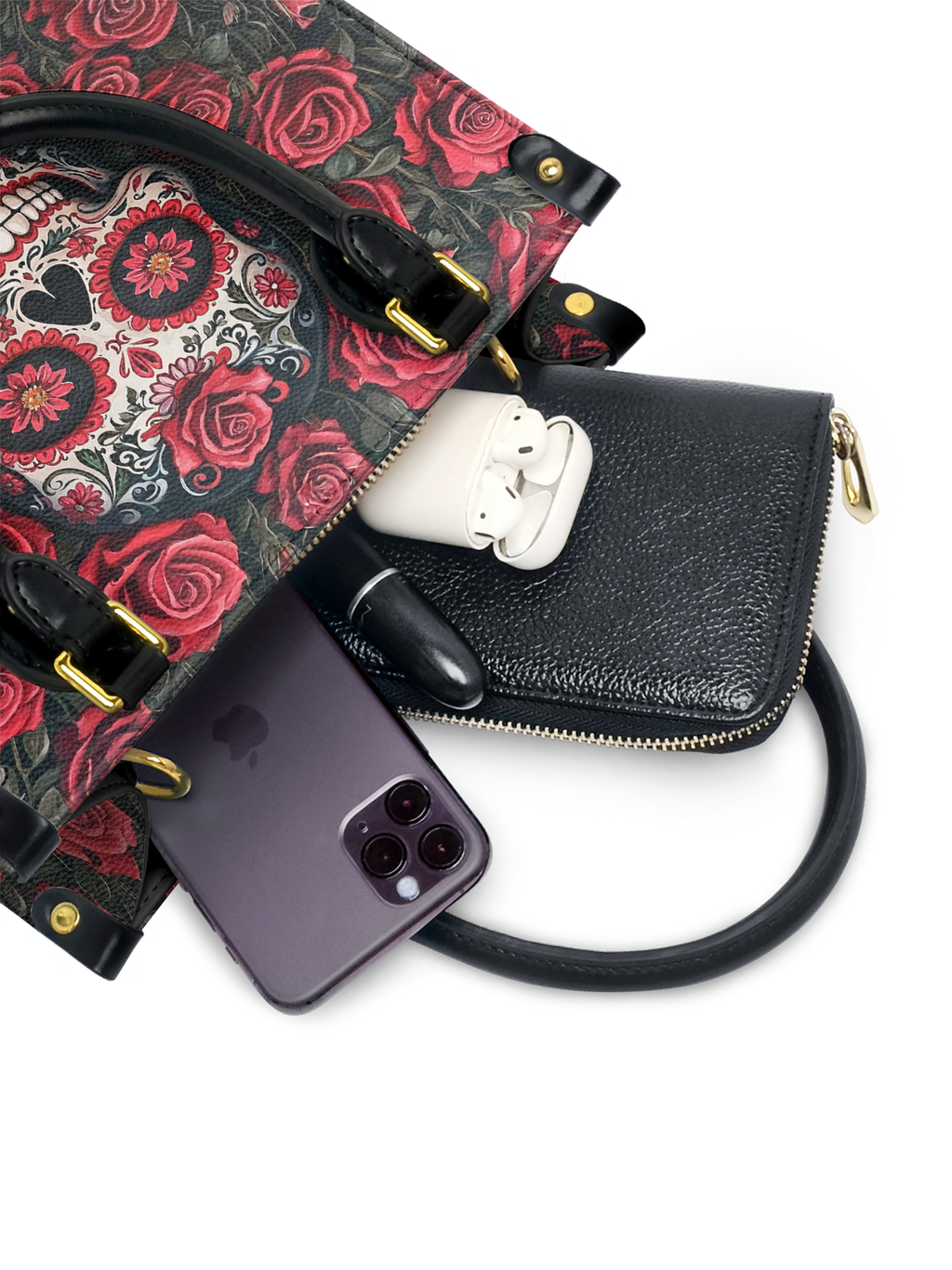 "La Roja" Small Leather Bag