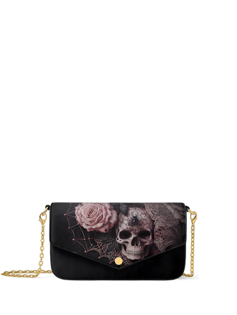 "Venomina" Envelope Chain Crossbody Bag