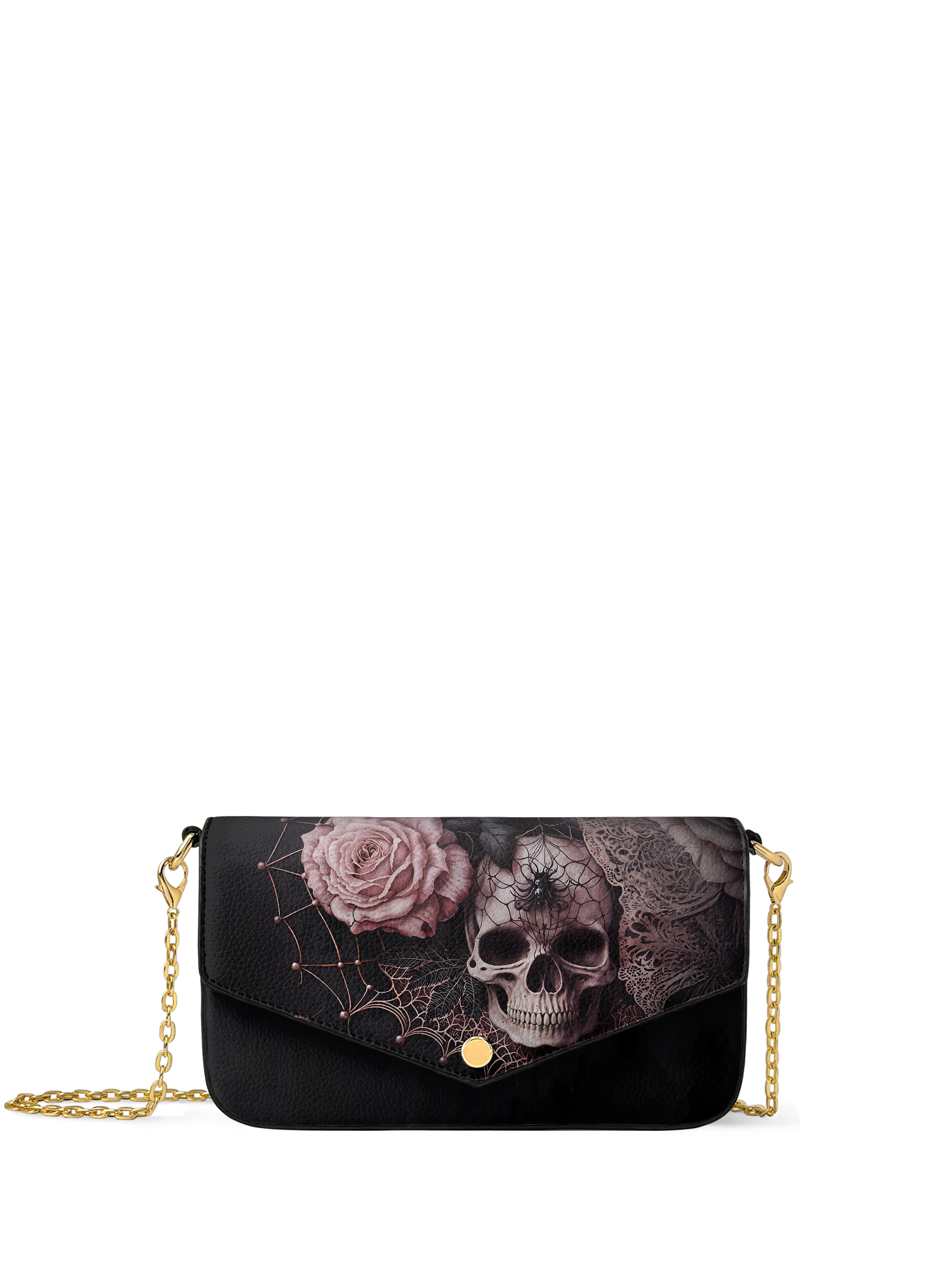 "Venomina" Envelope Chain Crossbody Bag