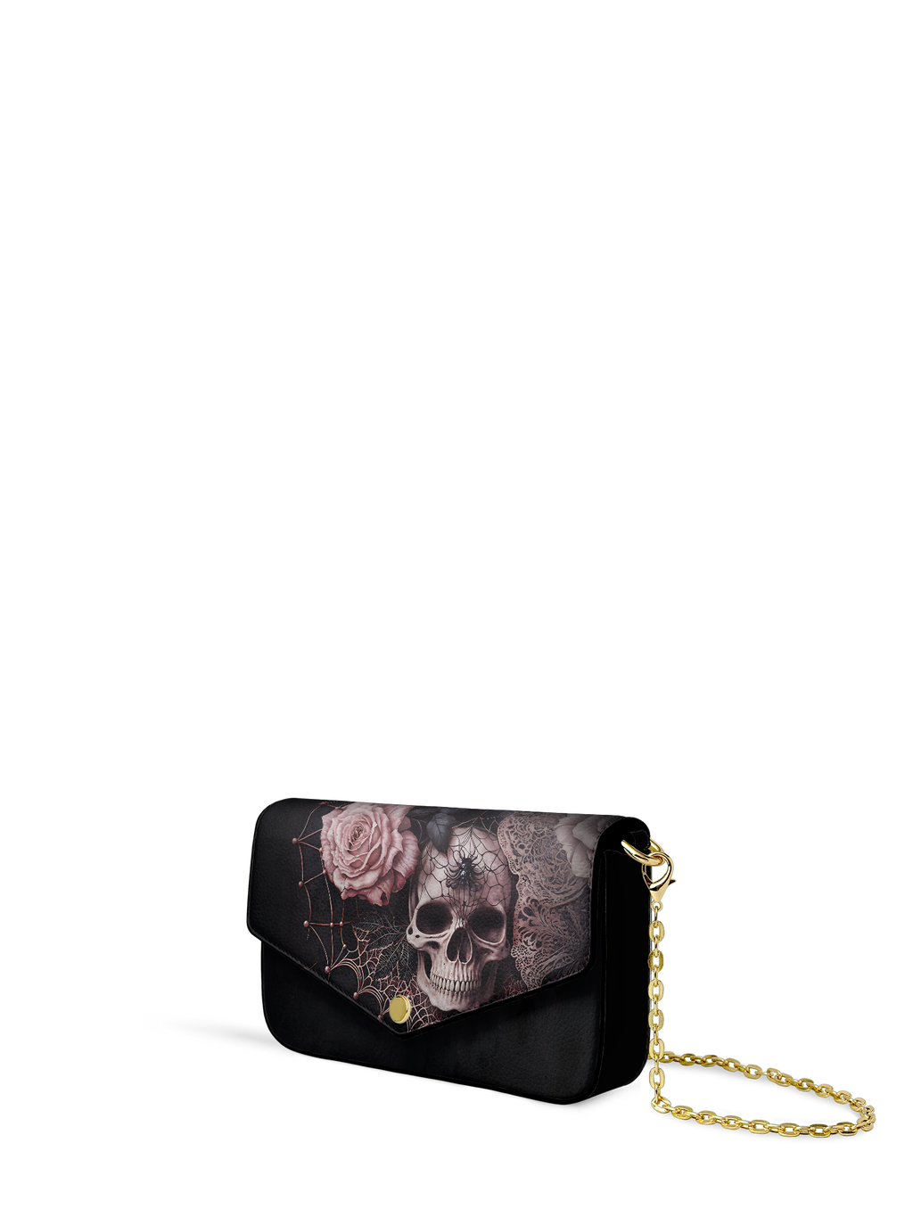 "Venomina" Envelope Chain Crossbody Bag