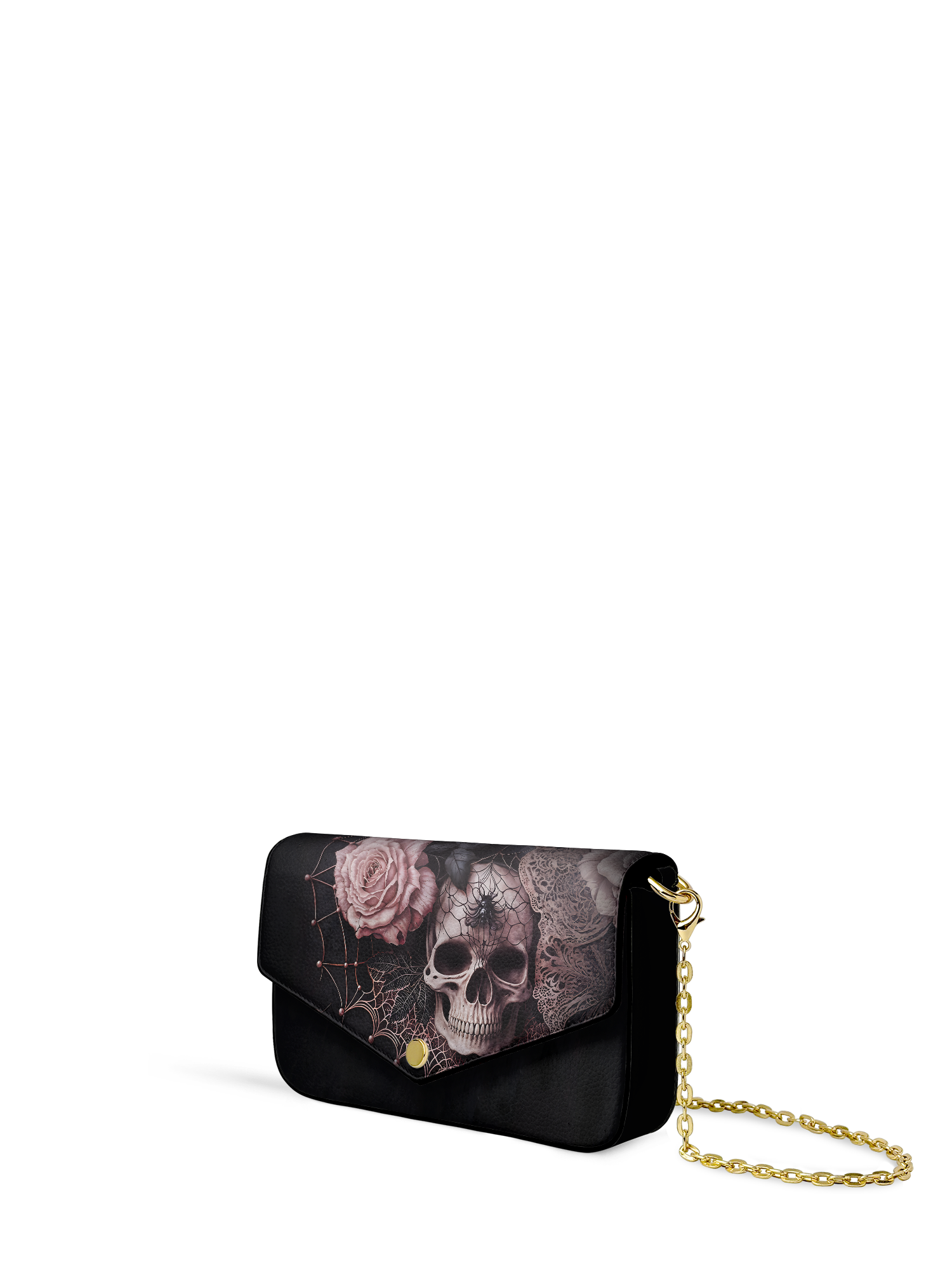 "Venomina" Envelope Chain Crossbody Bag