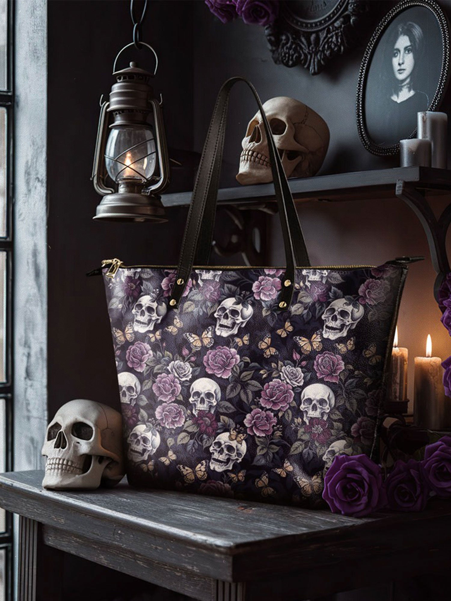 "Noctaflora" The Essentials Day-to-Night Skull Set
