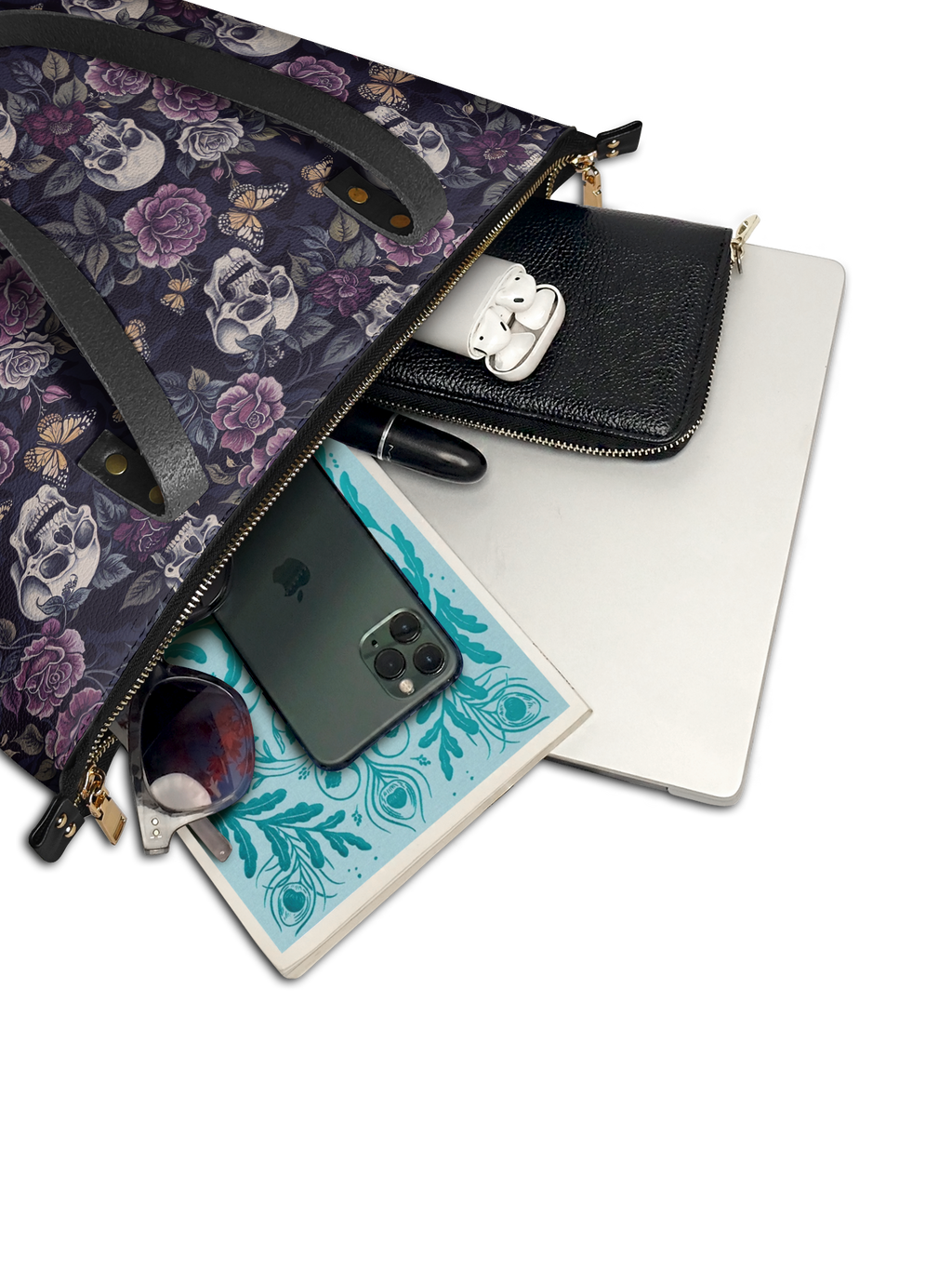 "Noctaflora" The Essentials Day-to-Night Skull Set