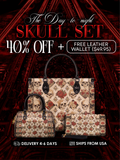 "Mournaire" The Day-to-Night Skull Set