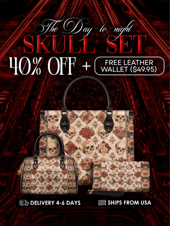"Mournaire" The Day-to-Night Skull Set
